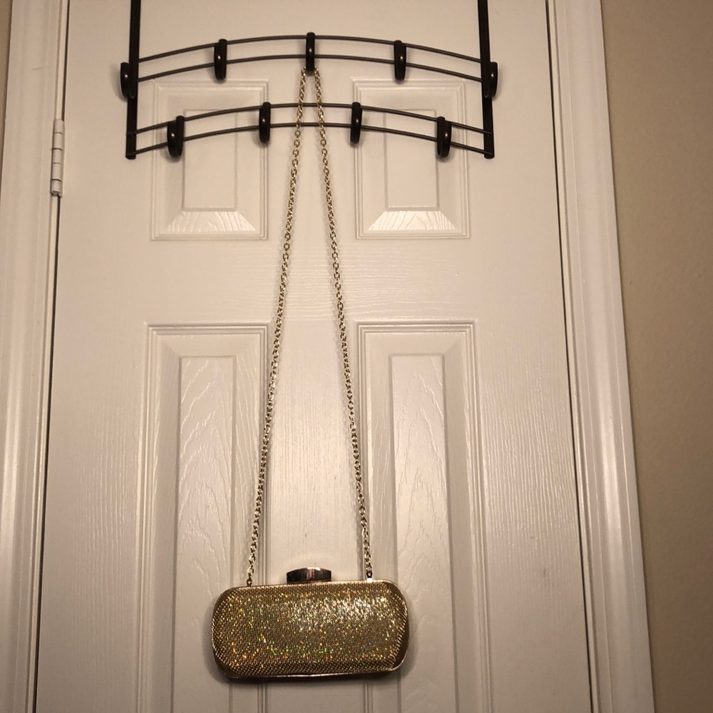 Expressions NYC Sparkly Gold Purse